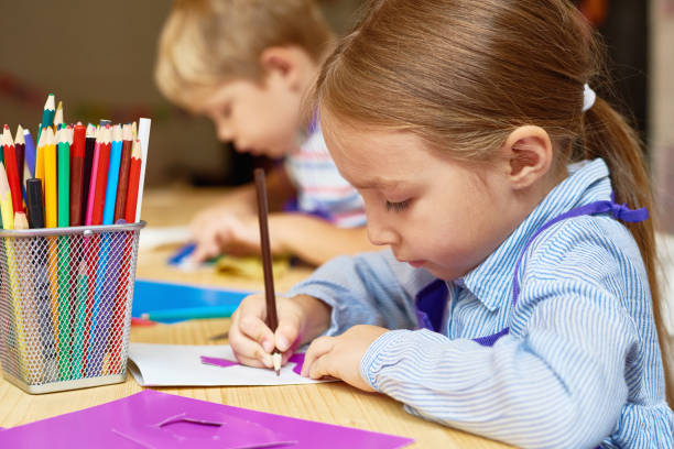istock Cute Little Girl in Development School 866028668