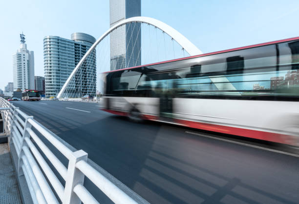 istock cars driving on bridge,tianjin 866034920