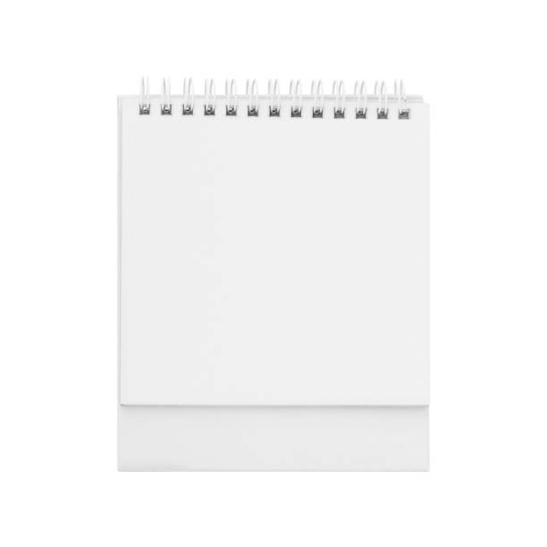 istock Blank paper desk spiral calendar. 866035580