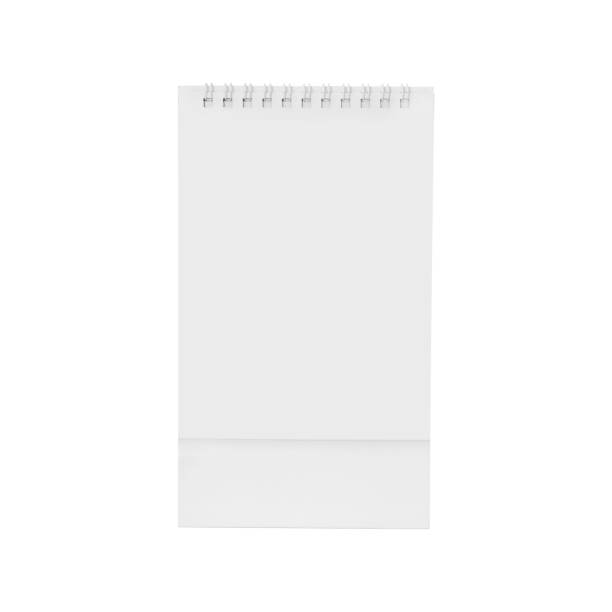 istock Blank paper desk spiral calendar. 866035584
