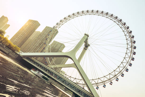 istock big ferris wheel against sky 866037316