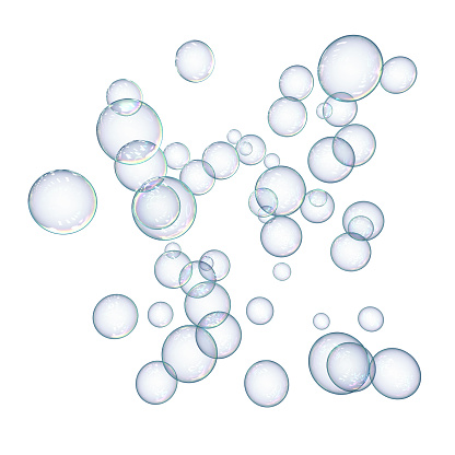 bubble blower isolated on white background
