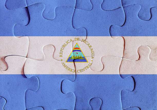 istock Nicaragua flag puzzle 866052960