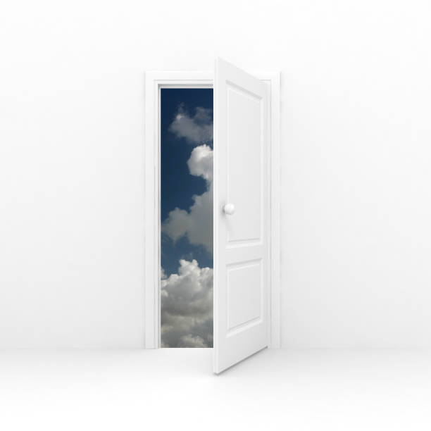 istock Open door new opportunity concept 866053756