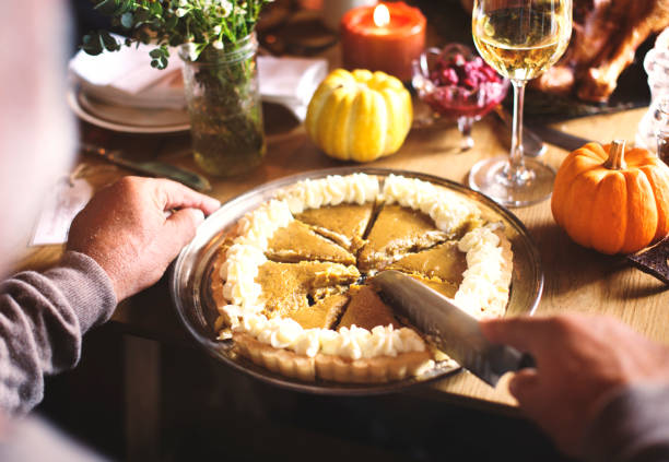 istock People are celebrating Thanksgiving day 866053842