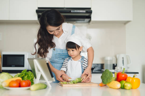 istock Mother with her daughter in the kitchen cooking together 866064782