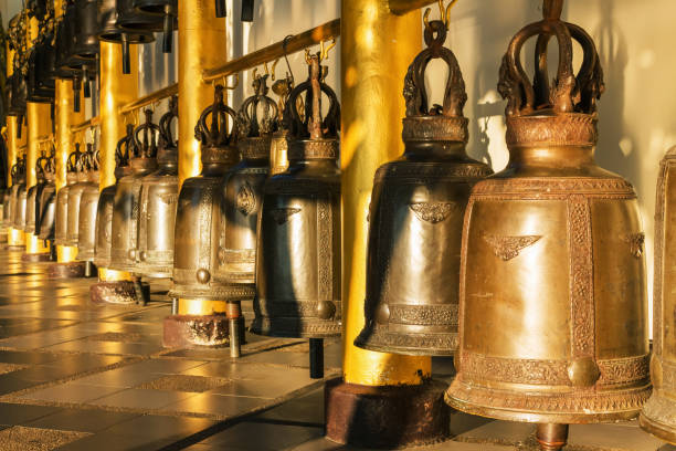 istock Bells in the temple, Buddhist belief in bells make good luck. 866073476