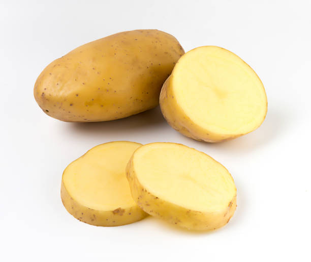 istock fresh organic  potatoes  potato vegetables  Isolated  on white background collection 866081062