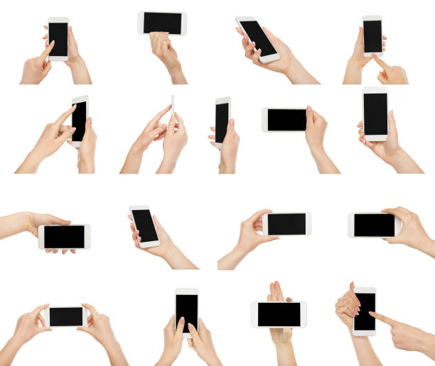 istock White female hands with smartphone 866087804