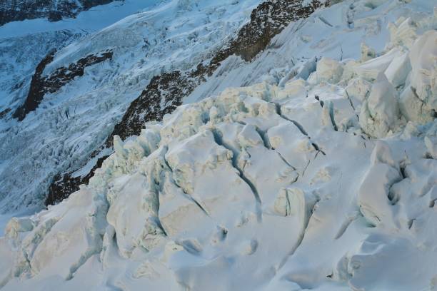 istock Cracked ice of the Eiger glacier, Switzerland. 866100618