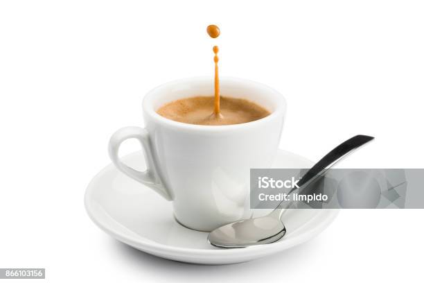 Coffee Cup Stock Photo - Download Image Now - Espresso, Drop, Coffee Cup