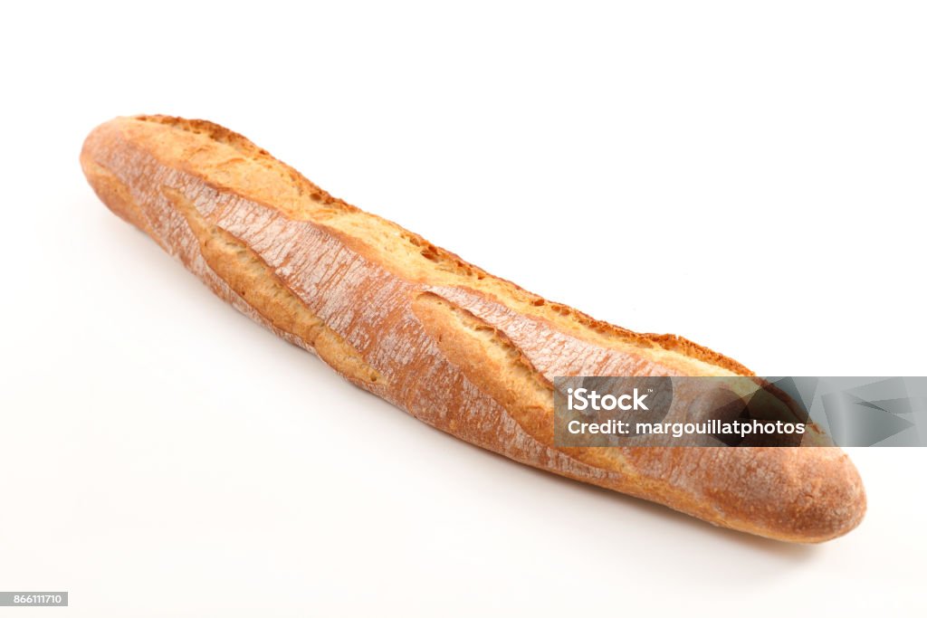 baguette isolated on white background Baguette Stock Photo