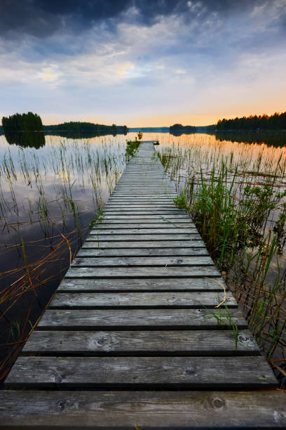 istock Little Finnish wharf 866124134