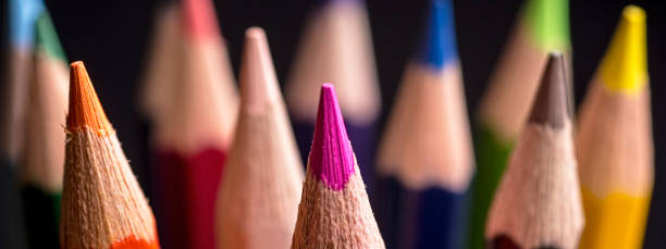 istock Color Pencils. Colored Pencils Background. Crayons Close Up. 866126686