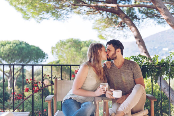 istock Young couple in vacations 866130780