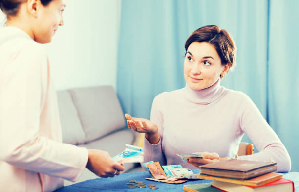 istock Daughter asks cash from mother 866132454