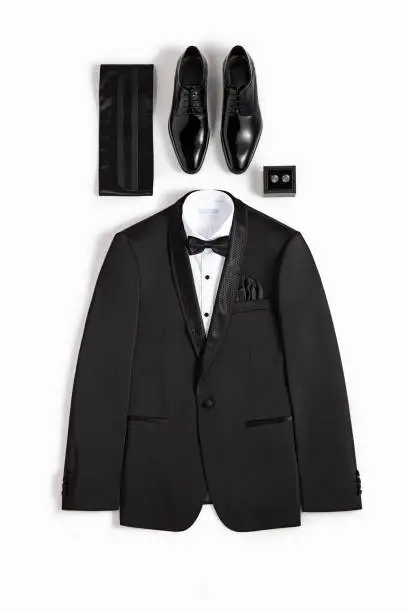 Tuxedo isolated on white background (with clipping path)