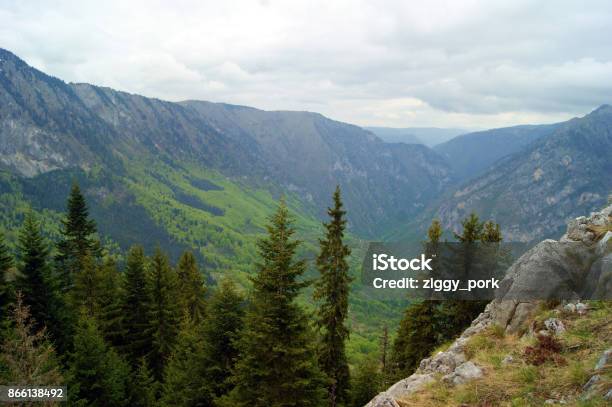 Curevac Viewpoint Of Tara Canyon In Durmitor National Park Montenegro Stock Photo - Download Image Now