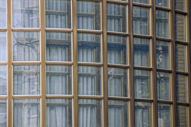 istock Glass texture of many square windows 866138680