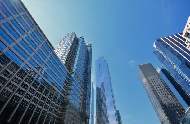 istock Detail of modern skyscrapers 866142916