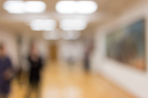 istock Bokeh in the museum of paintings as a background 866143530