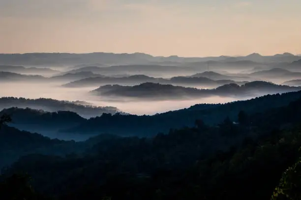 Photo of Fog from the Mountain in Appalachia