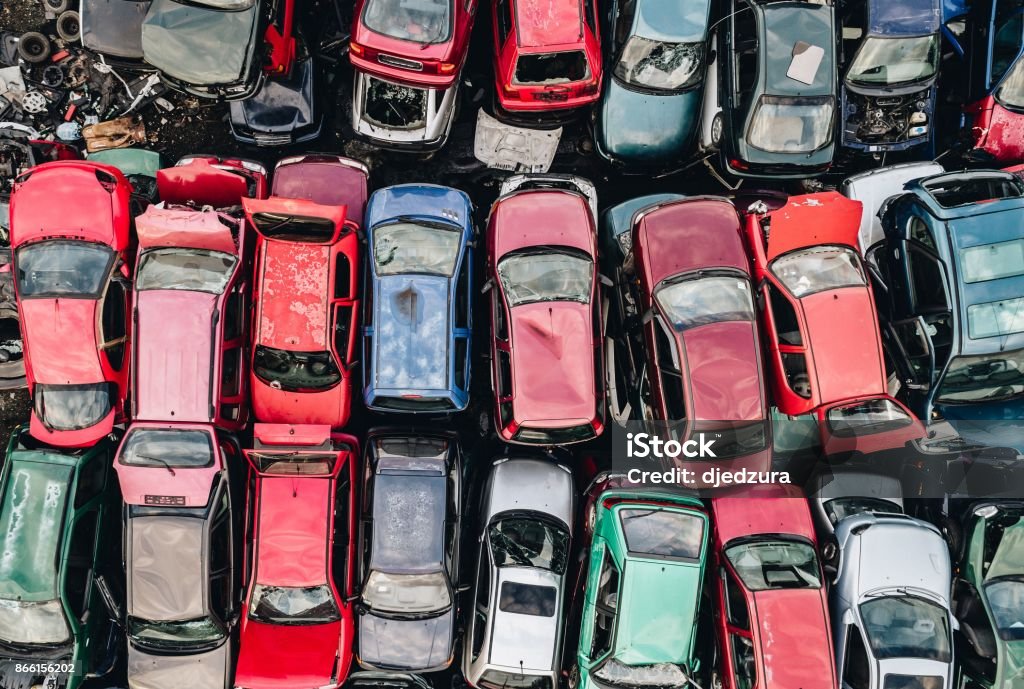 Old rusty corroded cars in car scrapyard. Old rusty corroded cars in car scrapyard. Car recyclingOld rusty corroded cars in car scrapyard. Car recycling Car Stock Photo