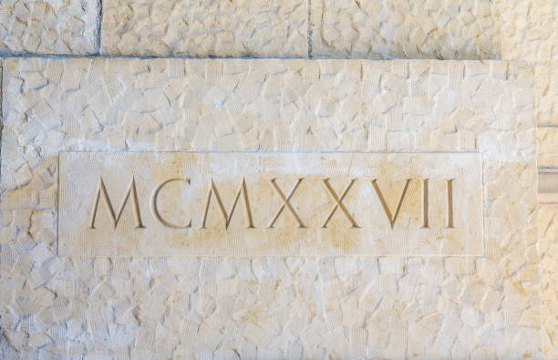 istock Nineteen Twenty Seven in Roman Numerals 866169096
