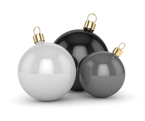 istock 3d rendering of christmas baubles 866173962