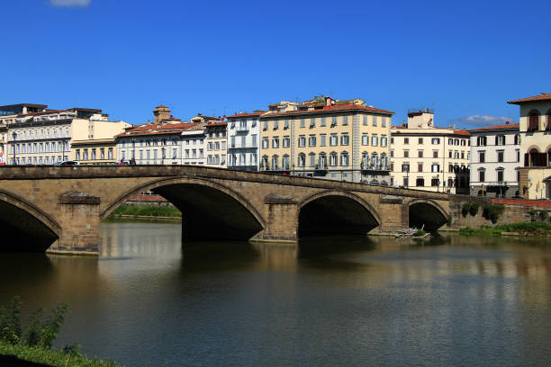 istock Italy. Florence. Ponte Santa Trinita Bridge 866178002