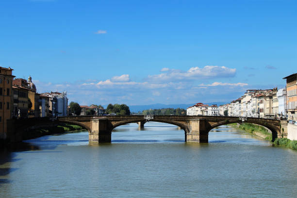 istock Italy. Florence. Ponte Santa Trinita Bridge 866178016