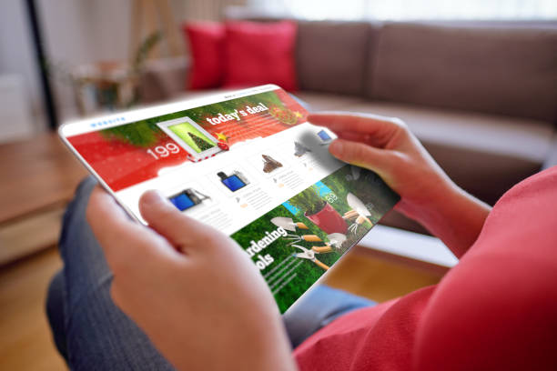 istock shopping online on digital tablet 866191888