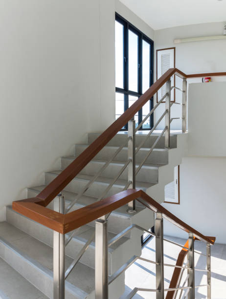 istock staircase in apartment or hotel 866192206