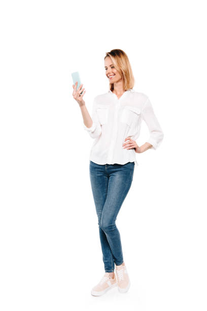 istock happy woman with smartphone 866192248