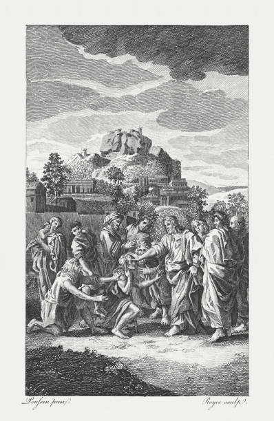 istock Jesus Healing the Blind of Jericho (Matthew 20), published 1774 866194702