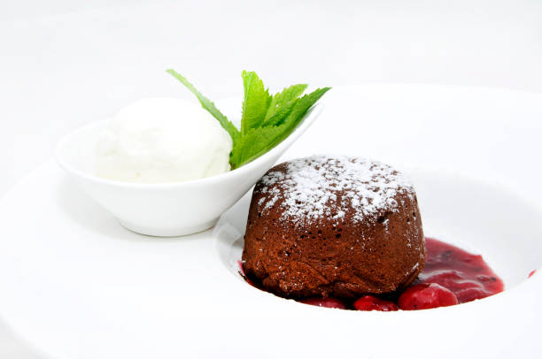 istock Poppy seed dessert with ice cream 866195792