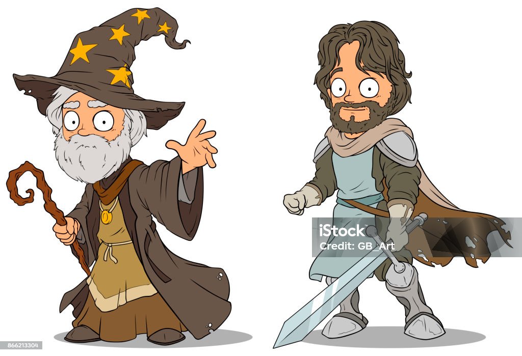 Ilustración de Dibujos Animados Mago Medieval Y Conjunto De Caracteres De Caballero y más Vectores Libres de Derechos de Caballero - iStock Ilustración de Dibujos Animados Mago Medieval Y Conjunto De Caracteres De Caballero y más Vectores Libres de Derechos de Caballero - iStock