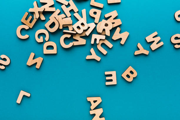 istock Wooden english letters background 866240928