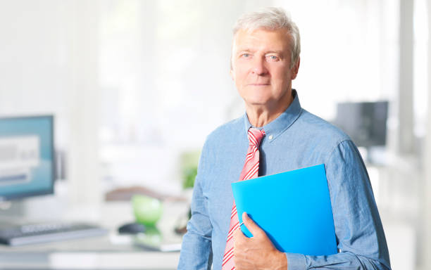 istock Old businessman portrait 866247388