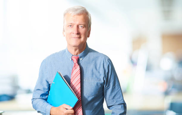 istock Old businessman portrait 866247396
