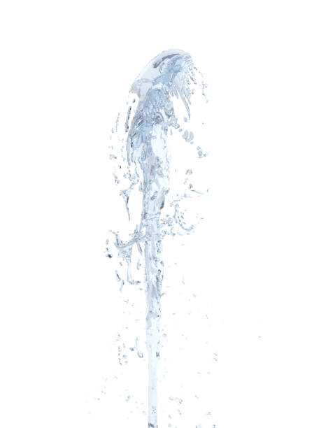 Chorro De Corriente Ascendente De Agua En Blanco Fondo 3d Foto de stock y más banco de imágenes de Fuente - Estructura creada por el hombre - iStock Chorro De Corriente Ascendente De Agua En Blanco Fondo 3d Foto de stock y más banco de imágenes de Fuente - Estructura creada por el hombre - iStock
