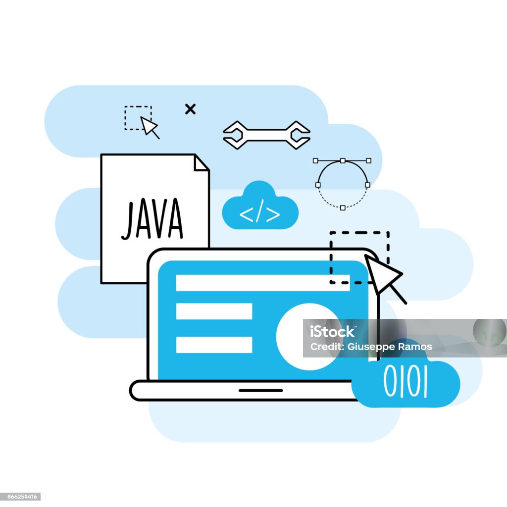 Website Process Information To Programming Technology Stock ...