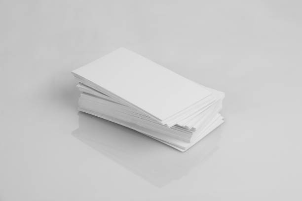 istock Blank White Business Card Mockup 866254836