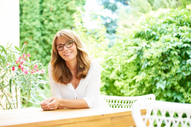 istock Beautiful middle aged woman smiling 866255534