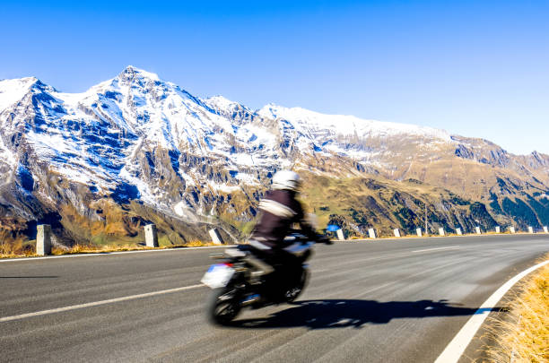 istock motorbike at the grossglockner mountain 866268164