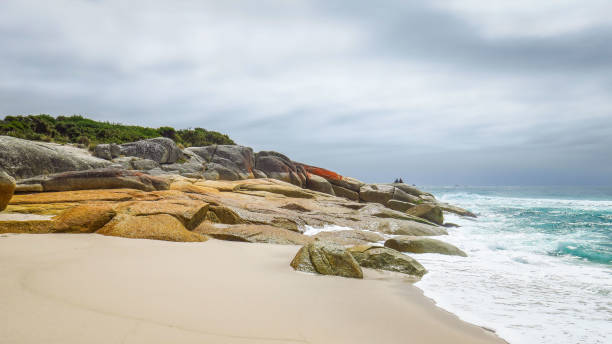 istock Exploring Bay of Fire in Tasmania 866268370