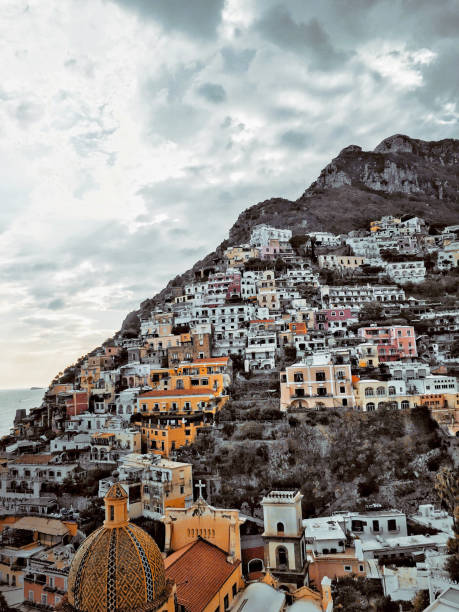 Detail of Italian architecture; City of Positano, Amalfi coast, Italy // mobile stock photo made with iPhone 6s