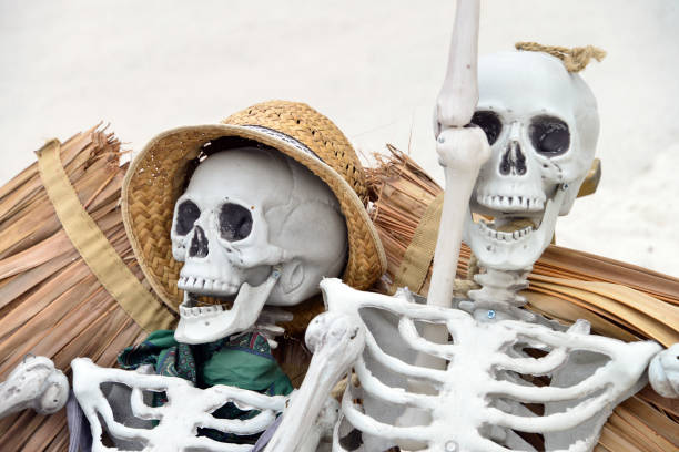 istock ghosts and zombies prepare for Halloween night 866286162