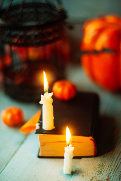 istock Scary halloween pumpkin with bats on white background. Halloween scene. 866303372