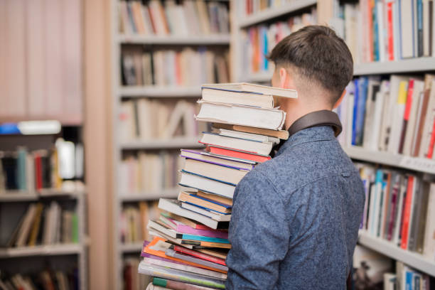 He can never get enough of books